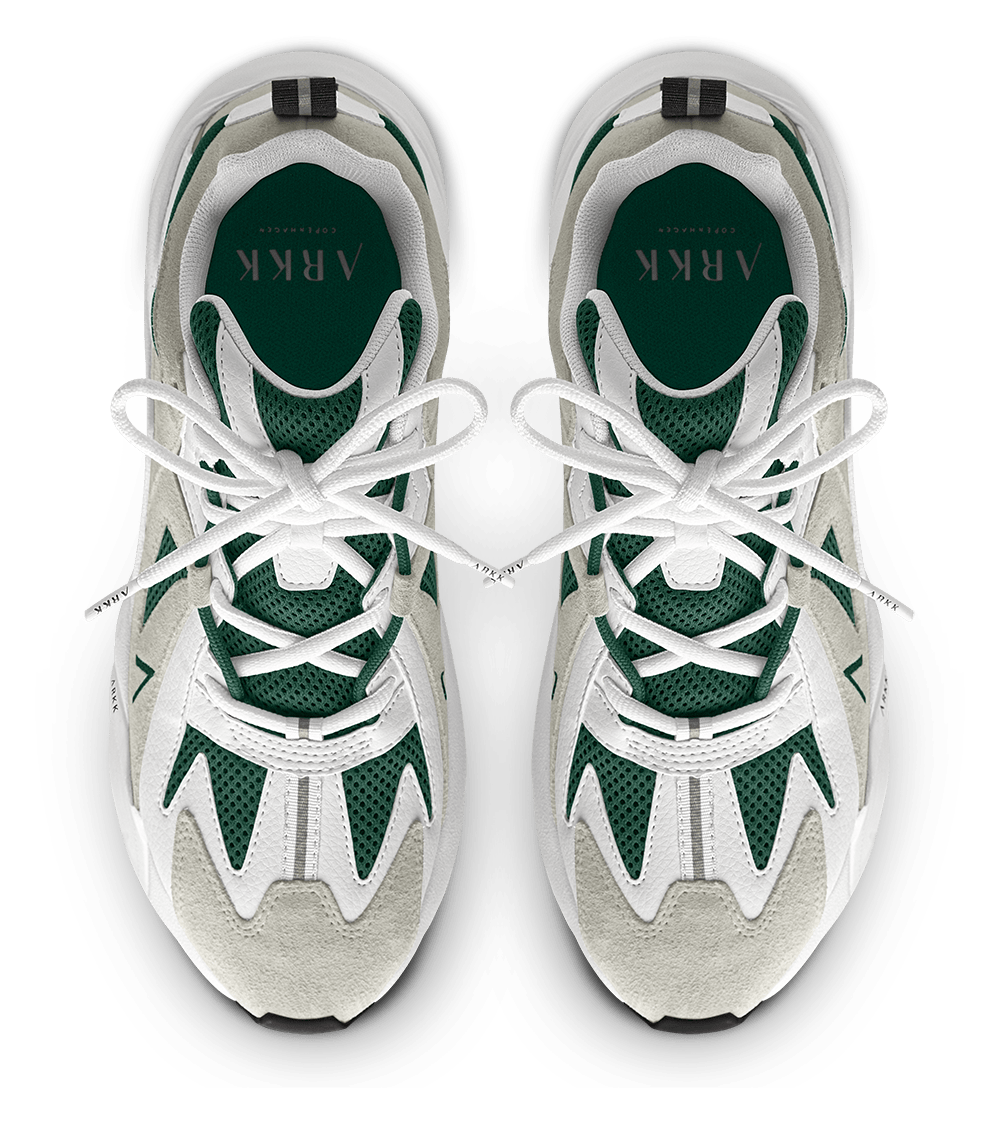 ARKK Collection Tuzon Suede W13 | White Evergreen | Women Tuzon